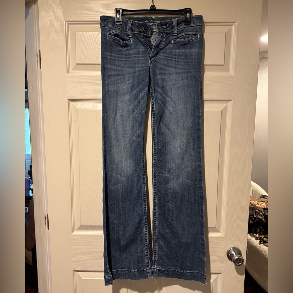 Ariat Women's Blue Flare Trouser Jeans